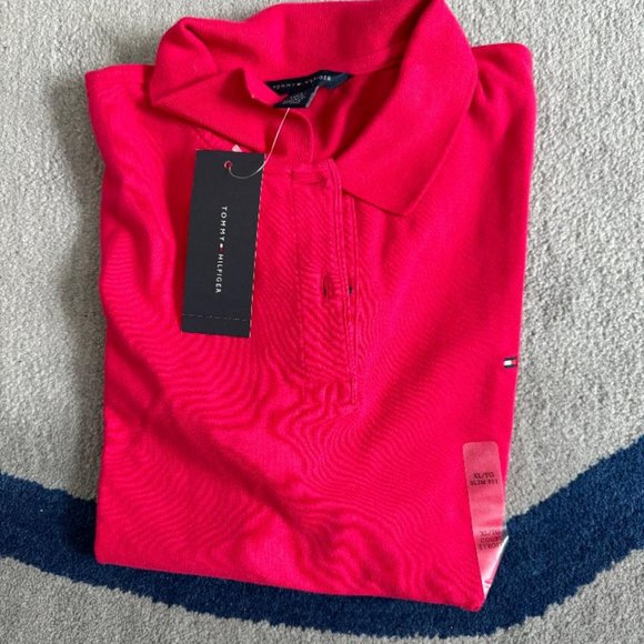 Tommy Hilfiger New with Tags XL slim fit Polo knit - Picture 1 of 1